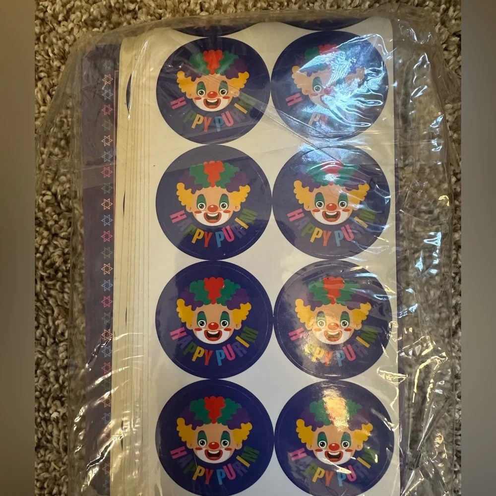 100 PCK Happy Purim Greeting Cards